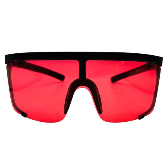 9295 | Red Wrap Sunglasses - Picture 1 of 5